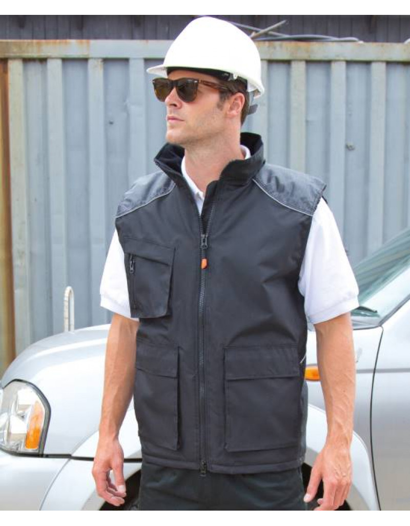 Vestă impermeabilă lucru cu elemente reflectorizante